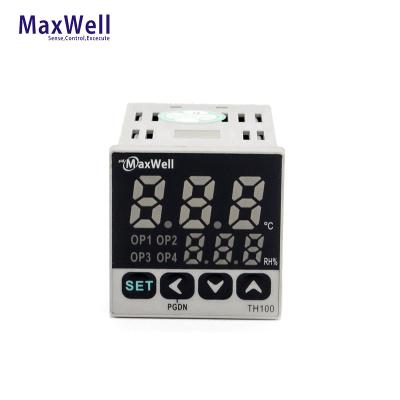 China Maxwell digital temperature and humidity controller with 48*48 sensor for sale