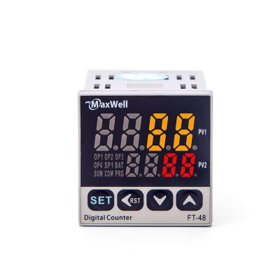 China RS-485 Communication 6 Digit / 4 Digit Small Encoder Digital Meter Counter With Remote Master for sale