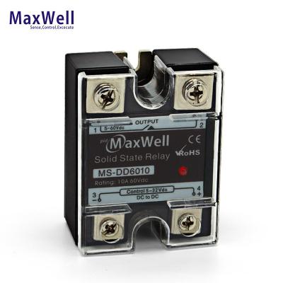 China Maxwell MS-DD6010 Low Voltage Solid State Relay Dc Sealed Load ssr-10dd for sale