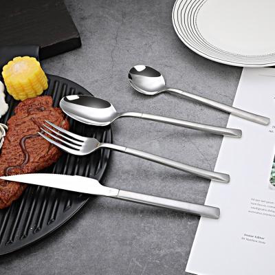 China Rust-Resistant 18/8 Stainless Steel Premium Sales Promotion Silverware Viable Gifts 4pc Tableware Dinnerware Sets For Family for sale