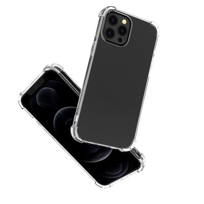 China New Products Four Corners Anti-drop Clear Phone Case Shockproof Best Selling Custom Transparent Cell Phone Case for sale