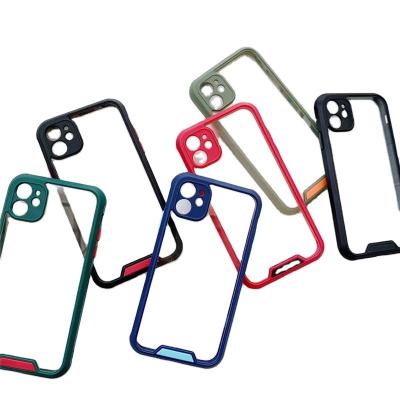 China Wholesale Shockproof Transparent Phone Shell Fashionable And Simple Clear Sublimation Phone Case for sale