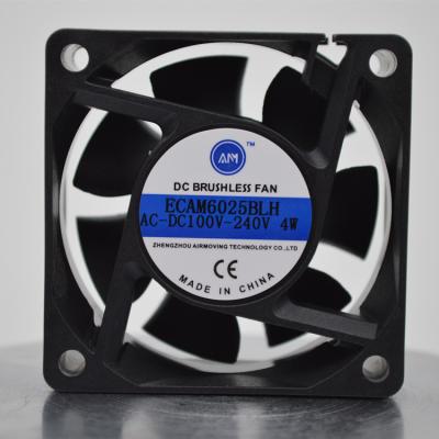 China 60mm EC fan, 100V-240V, 60X60X25mm, 6025 axial fan 	Axial Cooling Fan Thermal Plastic 94V-0 for sale