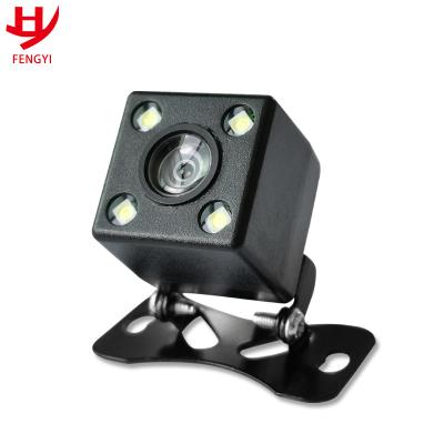 China Safe Parking HD CCD 4 LED Night Camera For Car DC 12V Wide Angle Universal Adjustable Plug-in Rear View IP68 170 Reversing Camera for sale