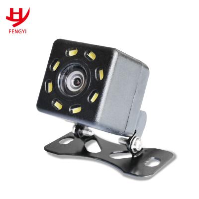 China 648*493 8 Led Lights 170 Degree Ultra Wide Angle IP68 Waterproof General Car Rear View HD Night Vision Reversing Camera for sale