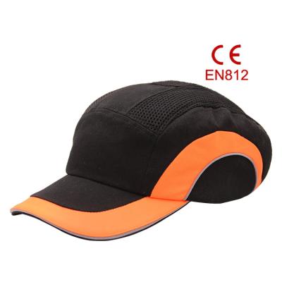 China New Design Bump Cap Safety Helmet Safety Helmet Fluorescent Reflective Safety Bump Cap High Quality Custom Side Bump Cap for sale