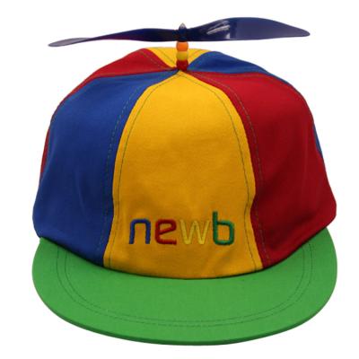 China Helicopter JOINT Cotton Hat Propeller Colorful Snapback Hat for sale