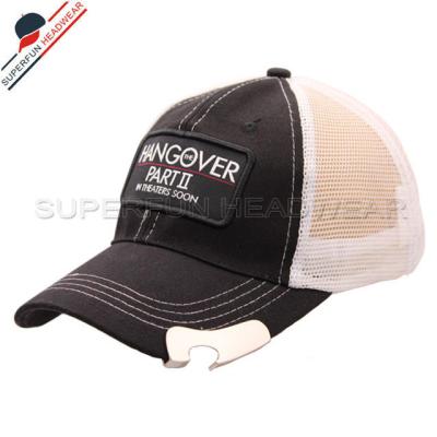 China Summer JOINT JOINT Custom Mesh Baseball Cap With Bottle Opener for sale