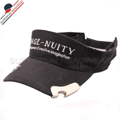 China Fashion JOINT JOINT Promotional Bottle Opener Visor Hat for sale