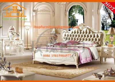 China wholesale antique Imported italian solid teak wood bedroom furniture set for sale