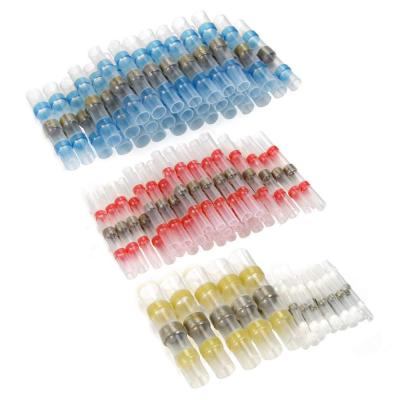 China 100PCS Solder Joint Wire Copper Connector, Marine Waterproof Automotive Electrical Insulated Connector for sale