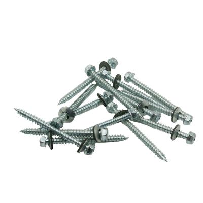 China New Design Optimization Hex Electro Galvanized Hex Wear Protection Fasteners Stainless Steel Screw for sale