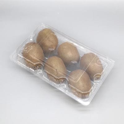 China Disposable Kiwi Fruit Clear Plastic Clamshell Plastic Pet Fruit Packing Box for sale