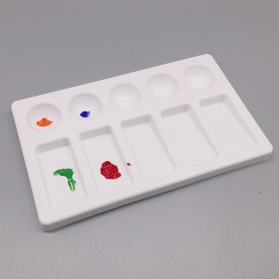 China Eco-friendly Material High Quality Painting Tools Adjust Plastic Watercolor Paint Artist Palette Tray for sale