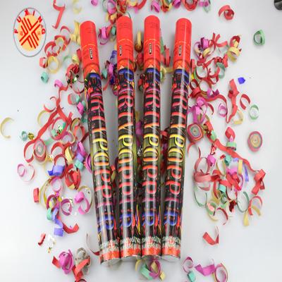 China Wedding /holiday party decoration wuyi gas bottle factory USA high pressure anti-fire confetti cannon colorful fireproof paper snap for sale