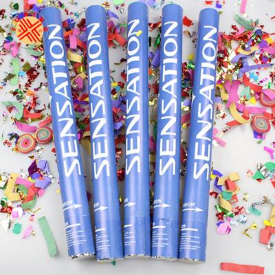 China Wedding /holiday party decoration rose petal party snap button cylinder bottle metallic hot-selling snap button,wedding confetti cannon for sale