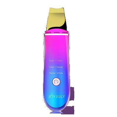 China 2021 Portable Ultrasonic Personal Facial Skin Scrubber Hot Selling Colorful Home Use Device Whitening for sale