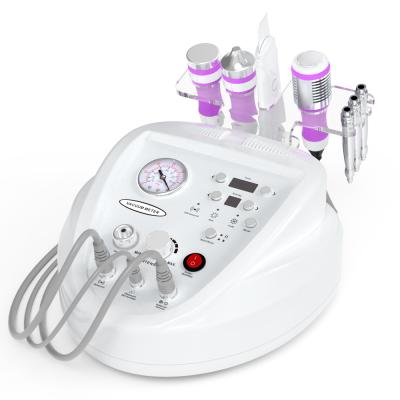 China Good Skin Rejuvenation Quality 5 in 1 Scrubber Diamond Microdermabrasion Beauty Ultrasonic Skin Peeling Machine for sale