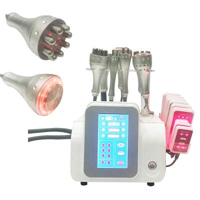 China Weight Loss Cavitation Machine 8 in 1 Fat Lipolaser Cellulite Removal RF Vacuum Slimming Beauty Equipment for sale