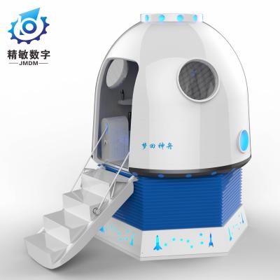 China Landing Iron VR On The Moon Fly Mini Equipments Amusement Ride 9d Virtual Reality Simulator 9D VR Spaceship Simulator for sale