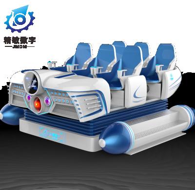 China Children 9d vr game machine for sale 9d spaceship cinema virtual reality six seats spaceship for sale