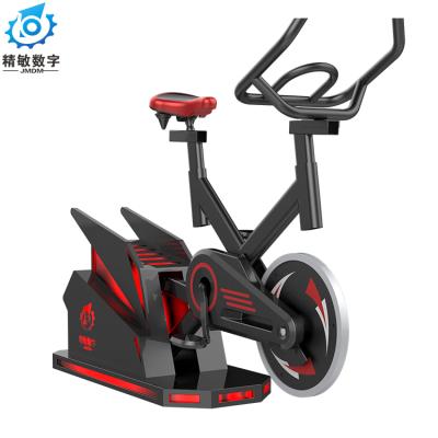 China New Style Steel Cardboard VR Equipment Bike Simulator Virtual Reality Cinema 9d vr Amusement Park Fair Cycling Products for sale