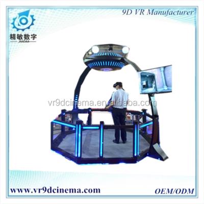 China The most popular shopping mall amusement park 9dvr HTC vr station vive games / walking space platform for sale