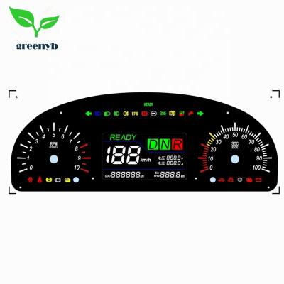 China Electric Vehicle Group E716 Auto Electrical Systems Tachometer EV Car Tachometer Truck Dashboard Cluster for sale