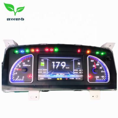 China For Electric Vehicle E722 TFT Display Car Combination Meter Accessories Dashboard For Electric Bus Wuling Electric Heavy Truck for sale