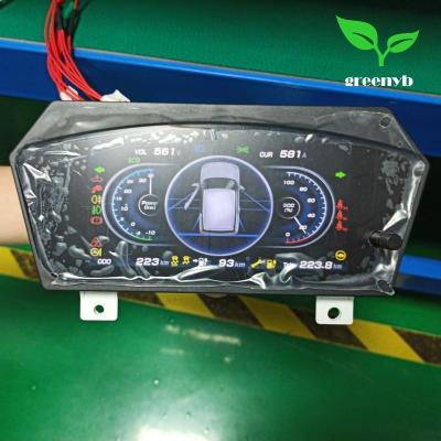 China For Electric Vehicle E637 TFT Display Car Parts Digital Tachometer Dashboard Combination Instrument Meter For Electric Vehicle for sale