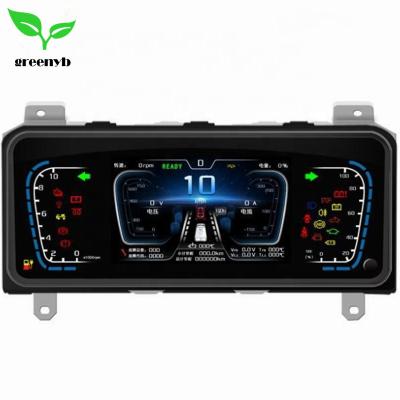 China For Electric Bus and Truck E742 7 Inch TFT Display Tachometer Auto Meter School Bus Electric Heavy Truck Dashboard with Rear View for sale