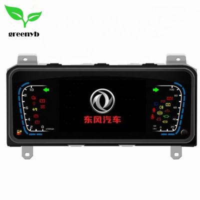 China For E740 Heavy Truck Electric Bus Truck Electric Bus Dashboard 7 Inch TFT Display Digital Tachometer Can Bus Transmission Protocol for sale