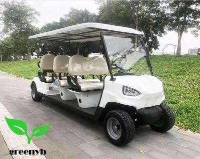 China Manufacturer GC-6 electric golf cart electric 6 seats for sale 48v electric lifted golf cart with 205/50-10 lithium battery for sale