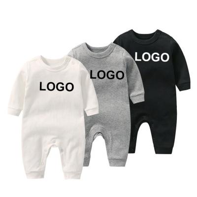 China Wholesale Newborn Winter Romper Pajamas Overalls Sleeves 100% Girls and Boys Baby Jumpsuit Custom Cotton Baby Clothes Long for Baby for sale