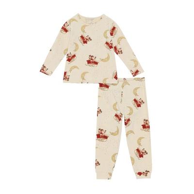 China Breathable Custom Printing Newborn Baby Boy Girl 2 Pieces Long Sleeves Cotton Newborn Baby Clothes Set for sale