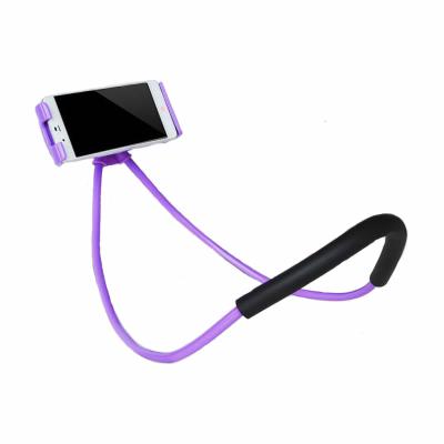 China Fashionable 360 ​​Degree Lazy Rotation Neck Phone Hanging Holders Frame Selfie Mobile Phone Holder for sale