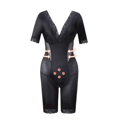 China Breathable Customized One Piece Body Sculpting Underwear Set Body Abdomen Women Waist Trainer for sale