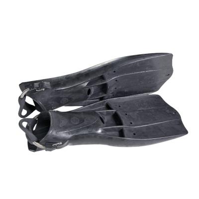 China Professional And Technical Divers Black Long Jet Fins For Tec Diving en venta