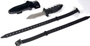 China Corrosión anti del cuchillo de la aleación del titanio de la longitud que se zambulle el 18cm portátil en venta