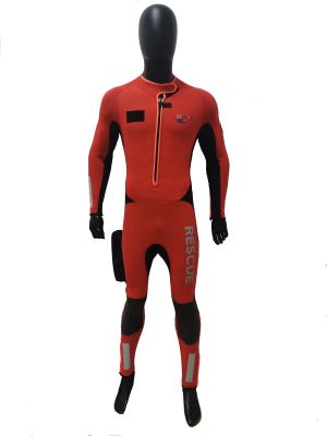 China Nadador anti Wetsuit, nadador anaranjado Suit del rescate de la abrasión del rescate del color en venta