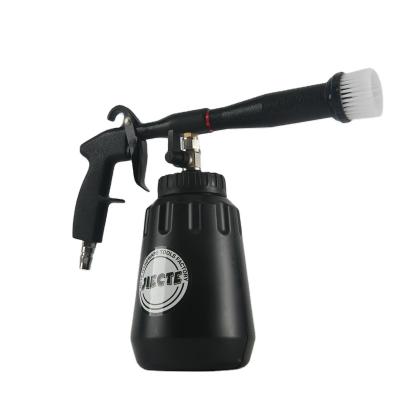 China Wide Range of Spray Patterns Backing Cleaning Gun Black Head Foam High Pressure Car Vacuum Cleaner Car Washing Machine Backing Cleaning Gun for sale