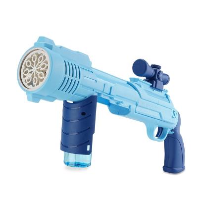 China Hot Selling Plastic Electric Bubble Gun Gun Machine Manufacturers Bubble Blowing Toy Summer Game Plastic Outdoor Toys For Children for sale