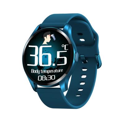 China 2021 Touch Screen Smart Watch T88 Smart Watch Heart Rate Smart Watch ECG Hot Round ppg Temperature Smart Watch Heart Rate Blood Pressure for sale