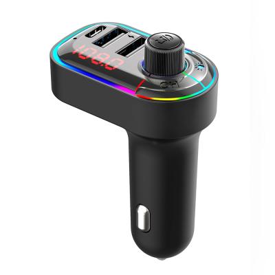 China Handsfree Type CAR CHARGER C12 Dual USB Car Charger BT Car Audio Kit MP3 Player Two USB Ports Fast Charging C Port 3.1A FM ​​Transmitter for sale