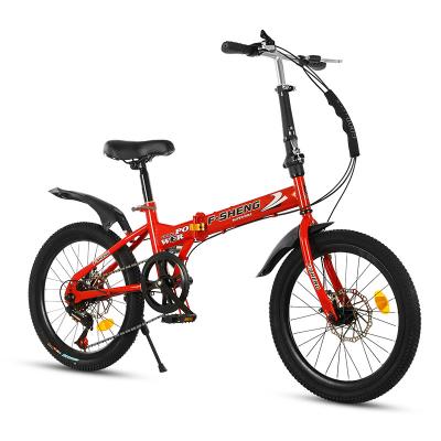 China Factory best steel fold up price portable folding cycle 7 speed cycling foldable bicycles 16 20 inch fold bikes for sale for sale