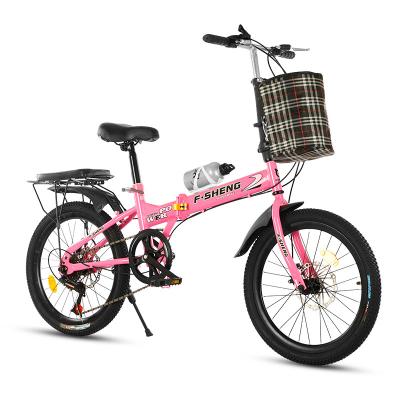 China Factory Supply 16 Inch Steel Bicycle Adult Mini Folding Bike Foldable Folding Small Size Bike for sale