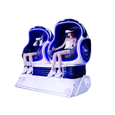 China Theme Park+museum+game center Win Silver Virtual Reality 2 Player 9d Vr Egg Cinema Multiplayer Equipment Vr Simulator for sale