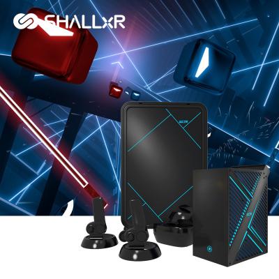 China VR Machine ShallxR Vr Simulator Virtual Reality Theater Game Center Vr Machine Hand Shooting Game Box for sale