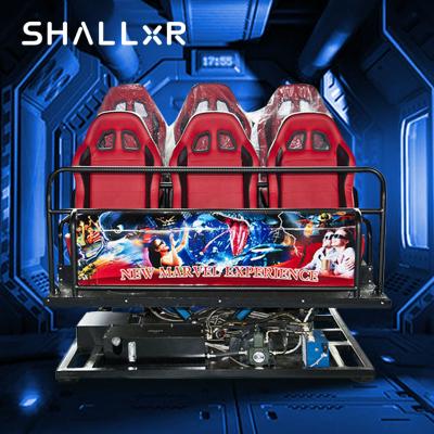 China Theme Park ShallxR 5D Cinema 9D Vr 6 Seats Simulator Games Cinema With Vr Game Machines for sale