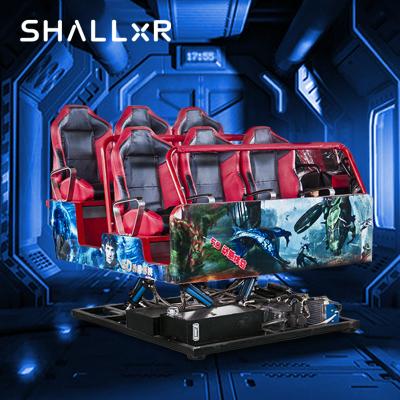 China Theme Park ShallxR Theme Park Vr Amusement Game Machine 6 Seats 9D Vr Cinema Simulator 7D Cinema for sale